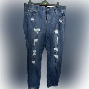 Torrid Premium Stretch Distressed Bombshell Skinny